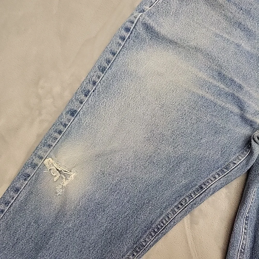 VTG Carhartt Jeans Mens 36x30 Blue B17 Relaxed Fit Denim Workwear Faded Distress